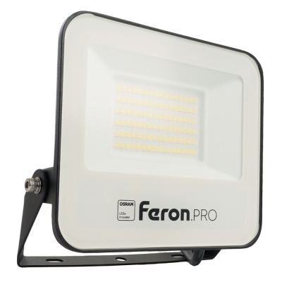 Прожектор светодиодный FERON LL-1000 50W 6400K IP65  AC220-240V/50Hz, черный /OSRAM