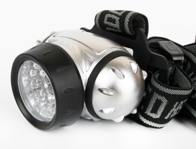 Фонарь ULTRAFLASH LED5353 налобный, металлик 19LED 4режима, 3хR03, пластик (1/5)
