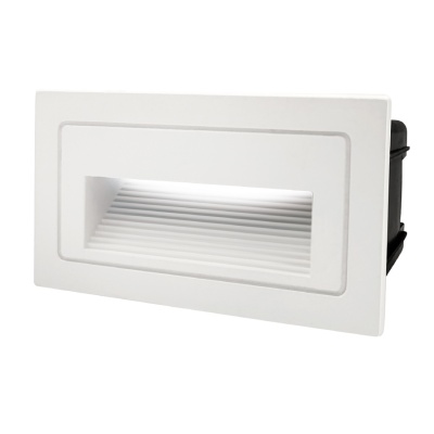 Светильник для ступеней 3Вт 5000К Металл Белый Прямоугольный General GSTL-S1-3BT-5K