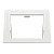 214516 Рамка DOMINO QUADRO MR16 БЕЛЫЙ