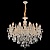 Люстра LF8002/12 WH+PATINA GOLD белое золото/хрусталь 12х40W E14 d870 h800, HN23