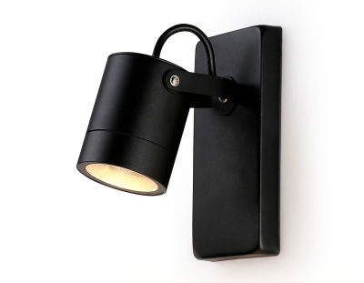 Светильник настенный поворот архит ST3883 BK черный IP54 GU10 max 35W 140*80*85