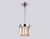 Светильник подвесной с хрусталем Ambrella TR5102 CH/TI хром/янтарь E14 max 40W D200*575