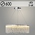 Люстра P777-600 CR хром 2х24W LED 3000K-6000K d600 h200, ZOK23
