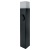 Светильник FERON DH0206 230V без лампы E27, 80*80*450мм, черный, с розеткой (столб)