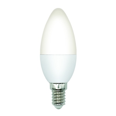 Лампа светодиодная VOLPE LED-C37-6W/6500K/E14/FR/SLS серия Active