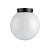 373010 Светильник BOLLA 1x10W (led) E27 ЧЕРНЫЙ IP65