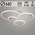 Люстра DK06343/4 PR WT+WOOD белый/дерево 120W LED 3000K-6000K d660 ПДУ(ИК) диммер, HN24