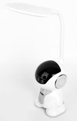 Светильник настольный CAMELION KD-858 C01 белый+серый LED 8 Вт,230В,500 лм,сенс.рег.ярк