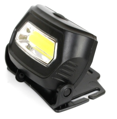 Фонарь ULTRAFLASH LED5359 налобный аккум 5В, черный COB 3Ватт, 3 реж.,пласт.,бокс