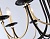 Люстра подвесная Ambrella TR9622/8 BK/CGD черный/золото E14/8 max 40W D700*450