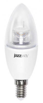 Лампа JAZZWAY PLED-SP C37 5W CL 4000K 400Lm E14 100-240/50 (10/50)