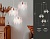 Светильник подвесной в стиле лофт Ambrella TR8426/3 WH/GD белый/золото E14/3 max 40W D510*1000