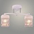 Люстра GH90071/2 WT+CR белый/хром 2х60W E27 d380 h250, KK23