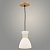 Подвес N5627/1HQ WOOD+WT белый 1х40W Е27 d135 h800, QH23
