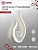 Светильник светодиодный IN HOME ELEGANT FLAME 15Вт 230В 3000-6500K 1200Лм STEP COLOR белый