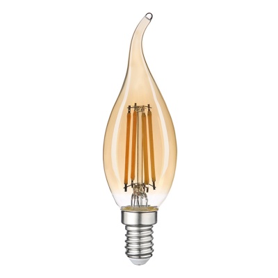 Лампа GLDEN-CWS-7-230-E14-2700 Золотая 1/10/100 