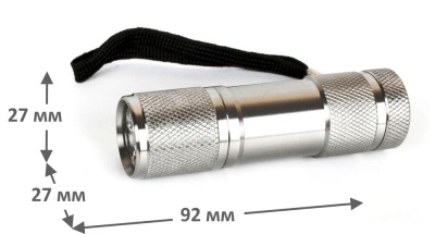 Фонарь ULTRAFLASH 9 LED 3XR03 металлик, алюминий, коробка (6)