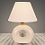 Настольная лампа 18330 WT белый/белый абажур h280 1х60W E27, DIY22