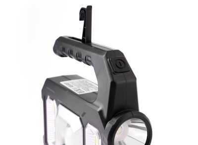 Фонарь ULTRAFLASH LED51526 аккум. 4В, черный, 1LED+COB+6xSMD, 3 Вт, 4 реж, Micro-USB, бокс