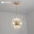 Люстра NOVELLA H 9XG9 R-500X1500-GOLD/CRYSTAL-220-IP20
