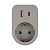 Адаптер JAZZway AD-1GAC-gy USB, заземл.