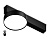 Светильник для Magnetic 220V GL1381 BK черный IP20 15W 3000K-6400K 120° D115/232*115*77 димм.управ