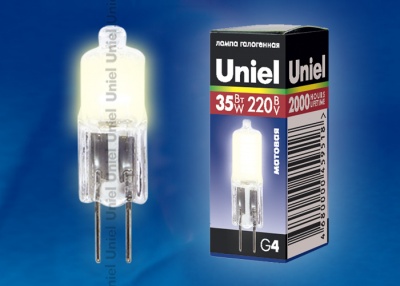 Лампа галогенная UNIEL JC-220/35/G4 FR 