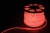 Дюралайт/световая нить FERON 3W 50м 11*17мм 72LED красный (кратность резки 2м) (50)