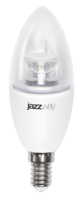 Лампа JAZZWAY PLED-DIM C37 7W CLEAR 2700K 520Lm E14 230/50 (1/50)