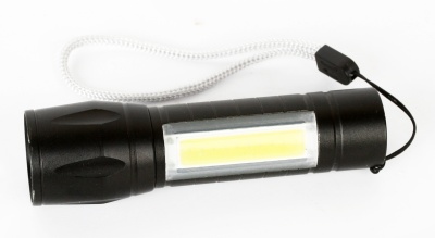 Фонарь ULTRAFLASH E1337 аккум. 3,7В, черный, XPE + COB LED, 3 Вт, 3 реж., Micro - USB, бокс