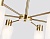 Люстра подвесная Ambrella TR9581/6 BS латунь E14*6 max 40W 620*620*385