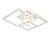 Светильник Ambrella FA1732/3 WH/CH белый/хром 145W 3000K/4200K/6400K 670*510*150 (ПДУ РАДИ)с пультом
