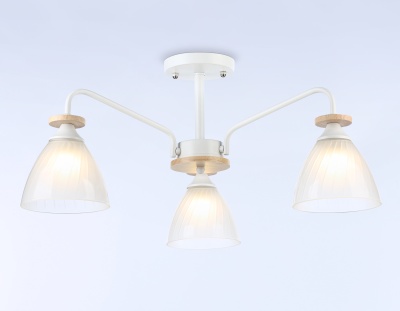 Светильник подвесной TR9562/3 WH/FR белый/белый матовый E27/3 max 40W D620*250