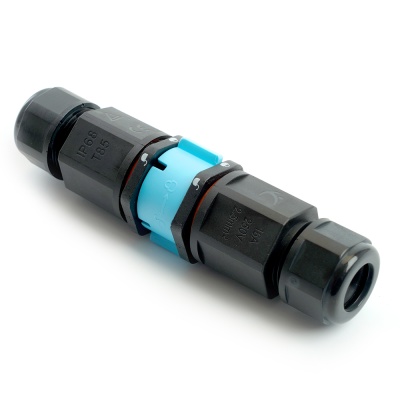 Соединитель-коннектор STEKKER LD540 разъемный с замком 3-контактный с пружинным контактом IP68