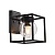 Светильник FERON PL701 60W 230V E27 205*180*230 мм черный (на стену вниз)