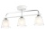 Люстра подвесная Ambrella TR303233/3 WH/CH/CL/FR белый/хром/прозрачный/белый матовый E27*3 max 60W 