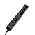 Сетевой фильтр Techno 4-местный с/з 3x1мм2, 3 м, 250В, 16А, HM22-41-03, черный
