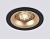Светильник Ambrella TN102725 BK/GD черный/золото GU5.3 92*92*23 встраиваемый