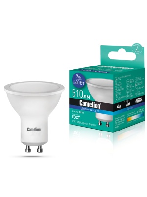 Лампа CAMELION LED7-GU10/865/GU10 220V 7W