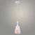 Подвес 27353/1HQ WT белый 1х60W E27 h1000, KK23