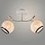 Люстра XA1592/2 WH+WOOD белый/дерево 2х60W E27 d410 h240, HN24