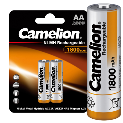 Аккум-р CAMELION AA-1800mAh Ni-Mh BL-2, 1.2B (24/384)