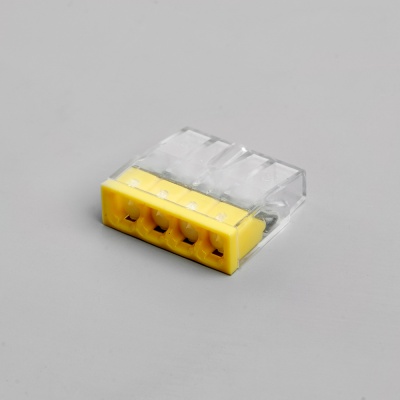 Клемма монтажная STEKKER LD2273-244 4-проводная с пастой  (DIY упаковка 5 шт)