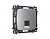 MO512010 Комплект механизма компьютер розетки OMEGA Сталь матовый RJ-45(8P8C) QUANT(OP5120,VM188)