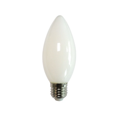 Лампа светодиодная филамент VOLPE LED-C35-6W/3000K/E27/FR/SLF серия Active