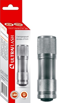 Фонарь ULTRAFLASH 9 LED 3XR03 металлик, алюминий, коробка (6)