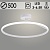 Люстра DK06329A/1 PR WT белый 54W LED 3000-6500K d500 ПДУ(ИК) диммер, HN23