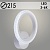 Бра DK6333A/1 WT белый 16W LED 3000K-6000K d215, HN24