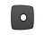 OP9130 Лицевая панель OMEGA (Графит Мягкое касание) для TV розетки QUANT